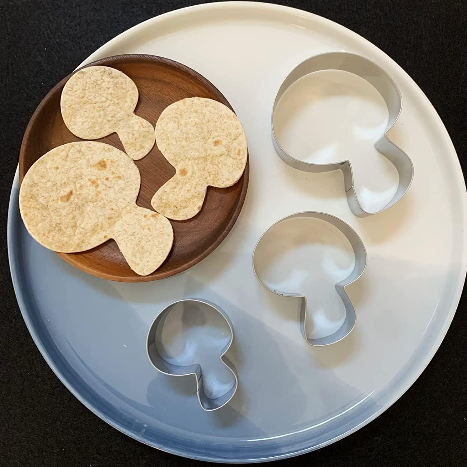 Pilz Ausstechformen Set-3 Größen-Plätzchen, Linzer-Kinder
