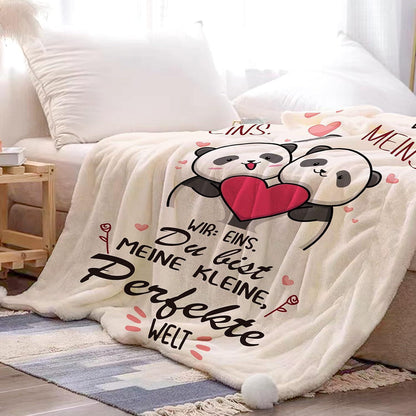 Kuscheldecke Ich Liebe Dich Geschenke Pärchen Partner