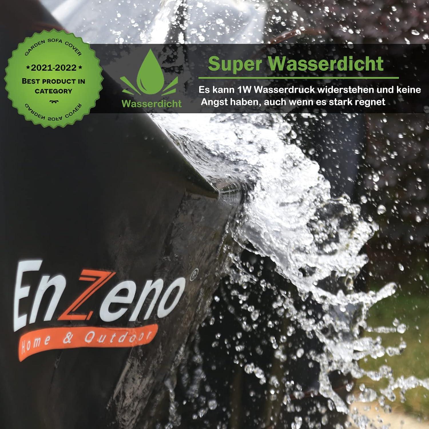 Enzeno Abdeckung Gartenmöbel 250x210x90cm Oxford Gewebe