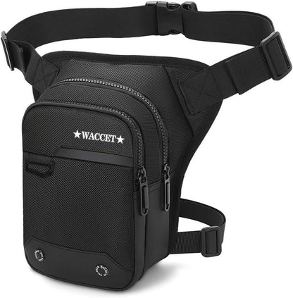 Wasserdichte Multifunktionale Beintasche Schwarz - 3 Taschen