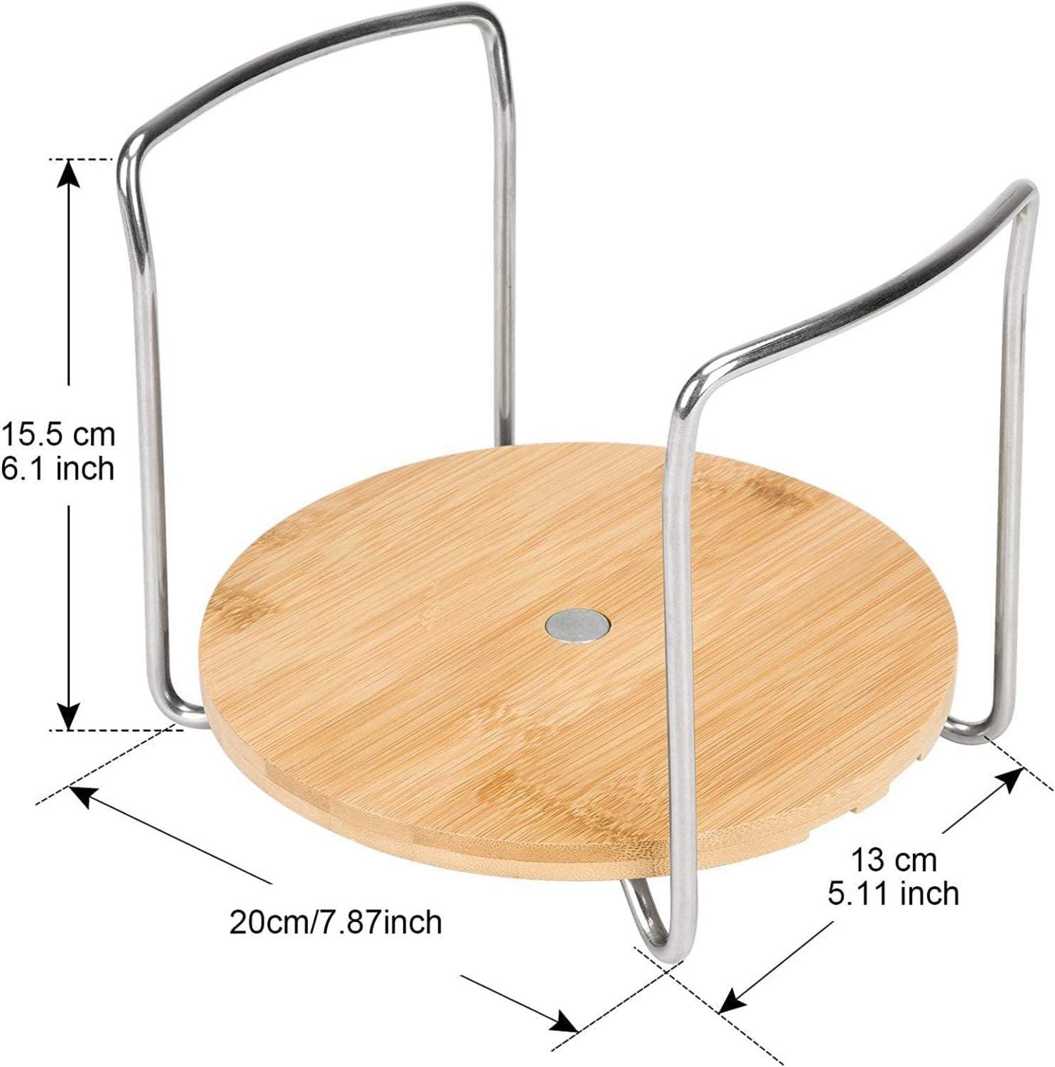 E-ROOM TREND Tellerhalter Organizer 2 Stück Große Runde Größe für