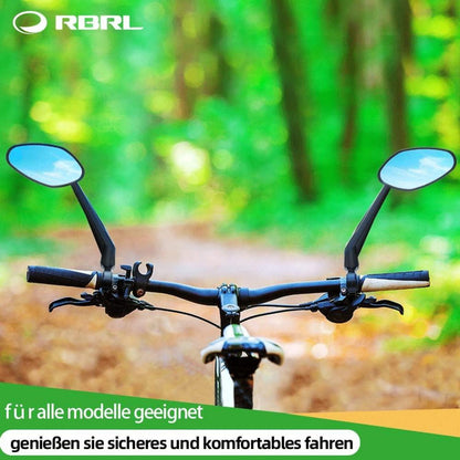RBRL Fahrradspiegel Extra Große Spiegelfläche 360° verstellbar