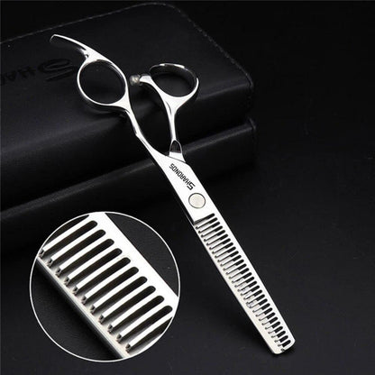 Professionelle Friseurschere 6 Zoll Edelstahl Set 7-teilig