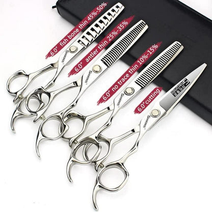 Professionelle Friseurschere 6 Zoll Edelstahl Set 4 Stück