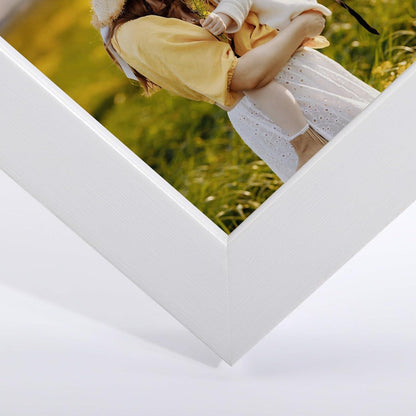 EXYGLO 12er Set Bilderrahmen 9x13 cm Braun mit Plexiglas