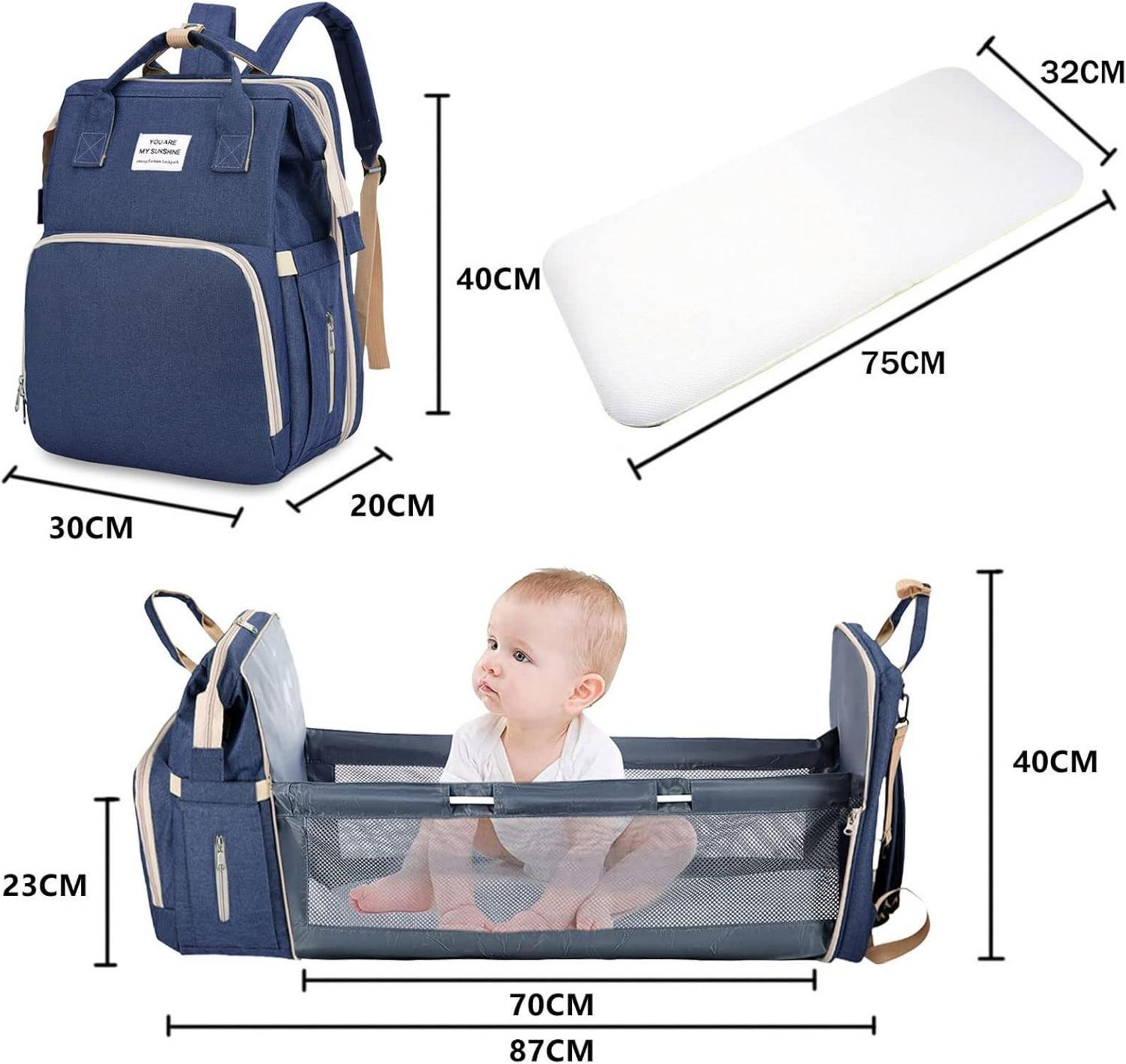 Baby Wickeltasche Rucksack Wasserdicht Große Kapazität