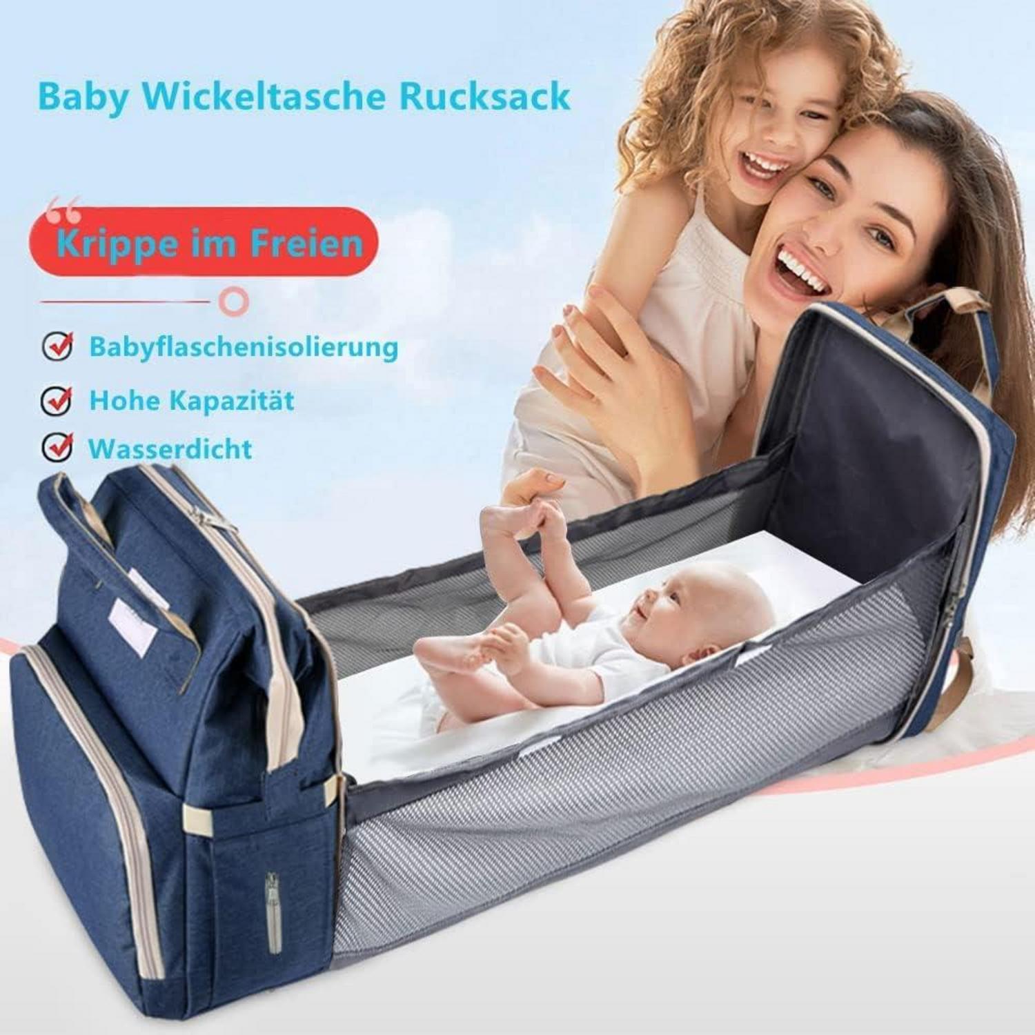 Baby Wickeltasche Rucksack Diaper Backpack Multifunktional