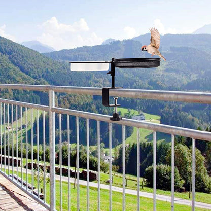 2-in-1 Vogeltränke & Futterstation für Balkon & Garten