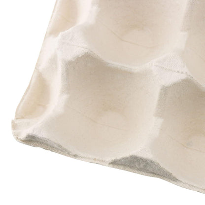 NGOSUET 16er Pack Weiße Eierkartons aus Papierzellstoff 30er Eierhöcker 30x30x4,5cm