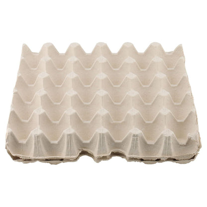 16er Pack Weiße Eierkartons Papierzellstoff Eierlagen 30 Gitter Eier