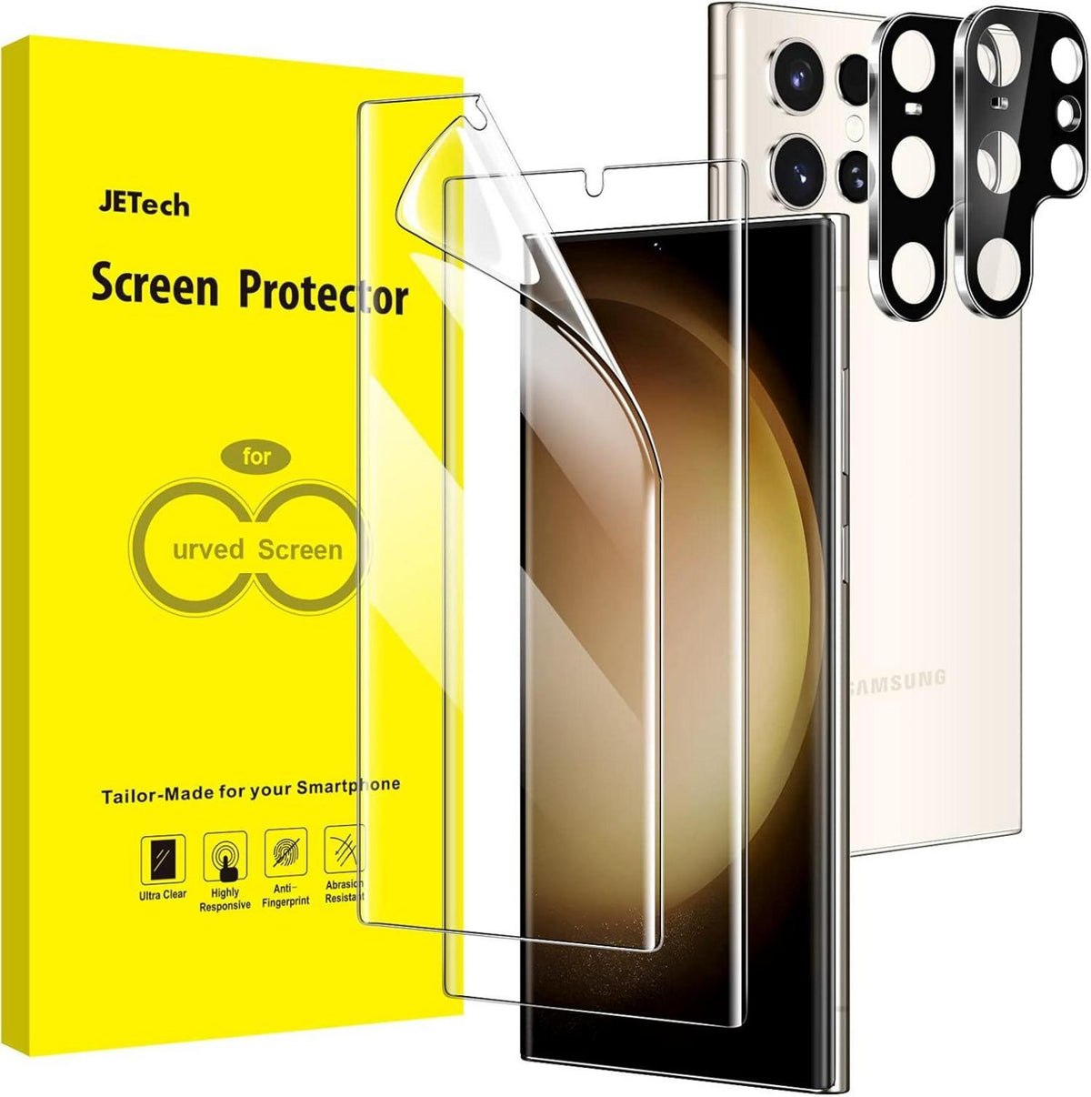Schutzfolie Samsung Galaxy S23 Ultra 5G 6,8 Zoll Kameraschutz TPU