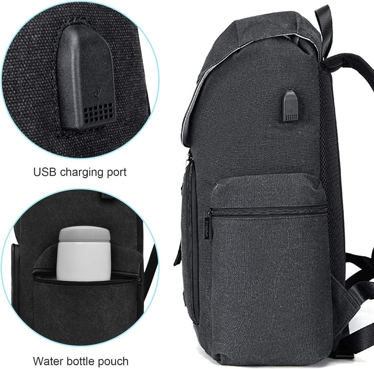Kamerarucksack Tasche Canvas für SLR DSLR Kamera wasserdicht mit