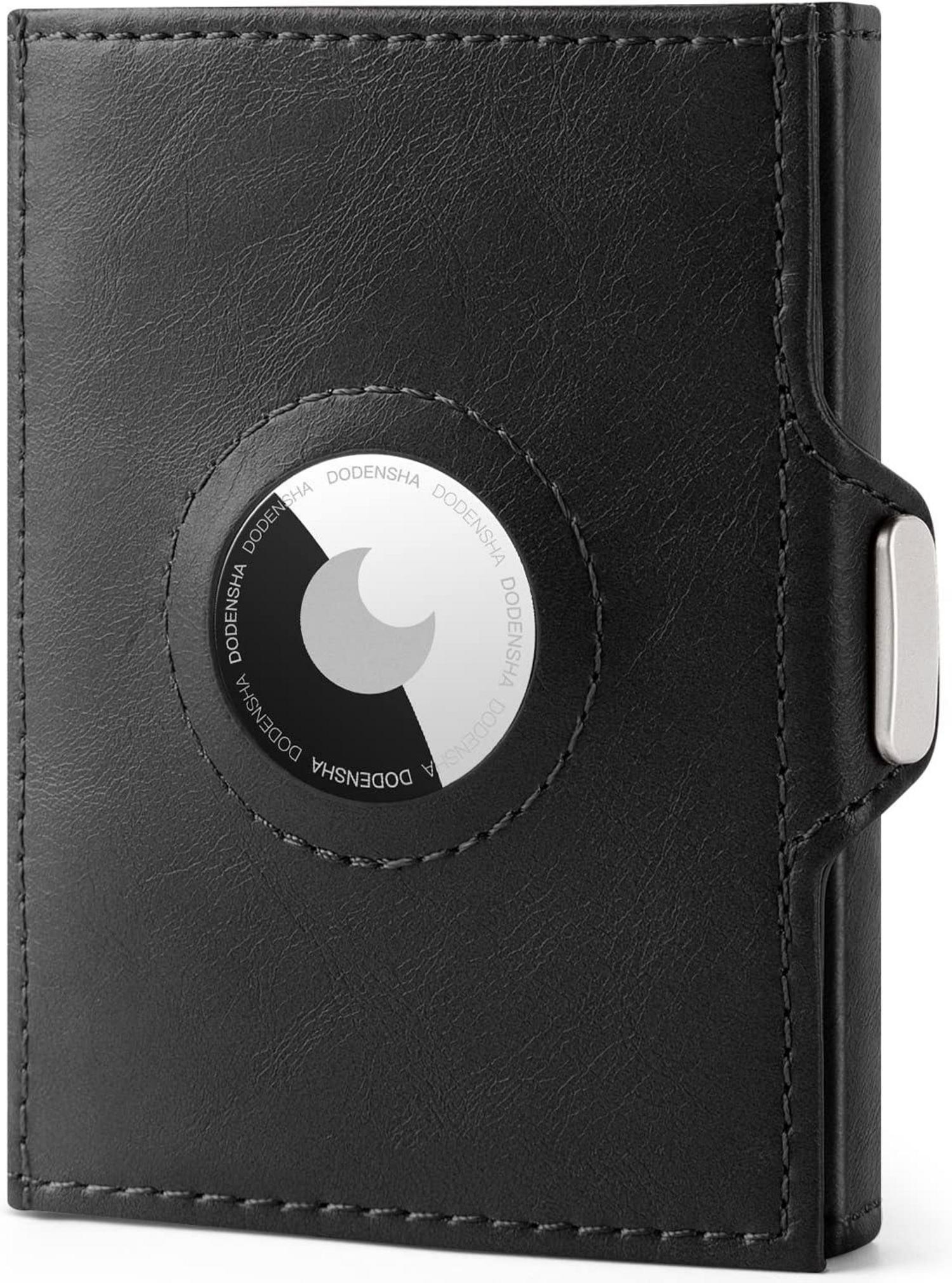 DODENSHA Airtag Mini Geldbörse RFID-Schutz Münzfach Slim Wallet