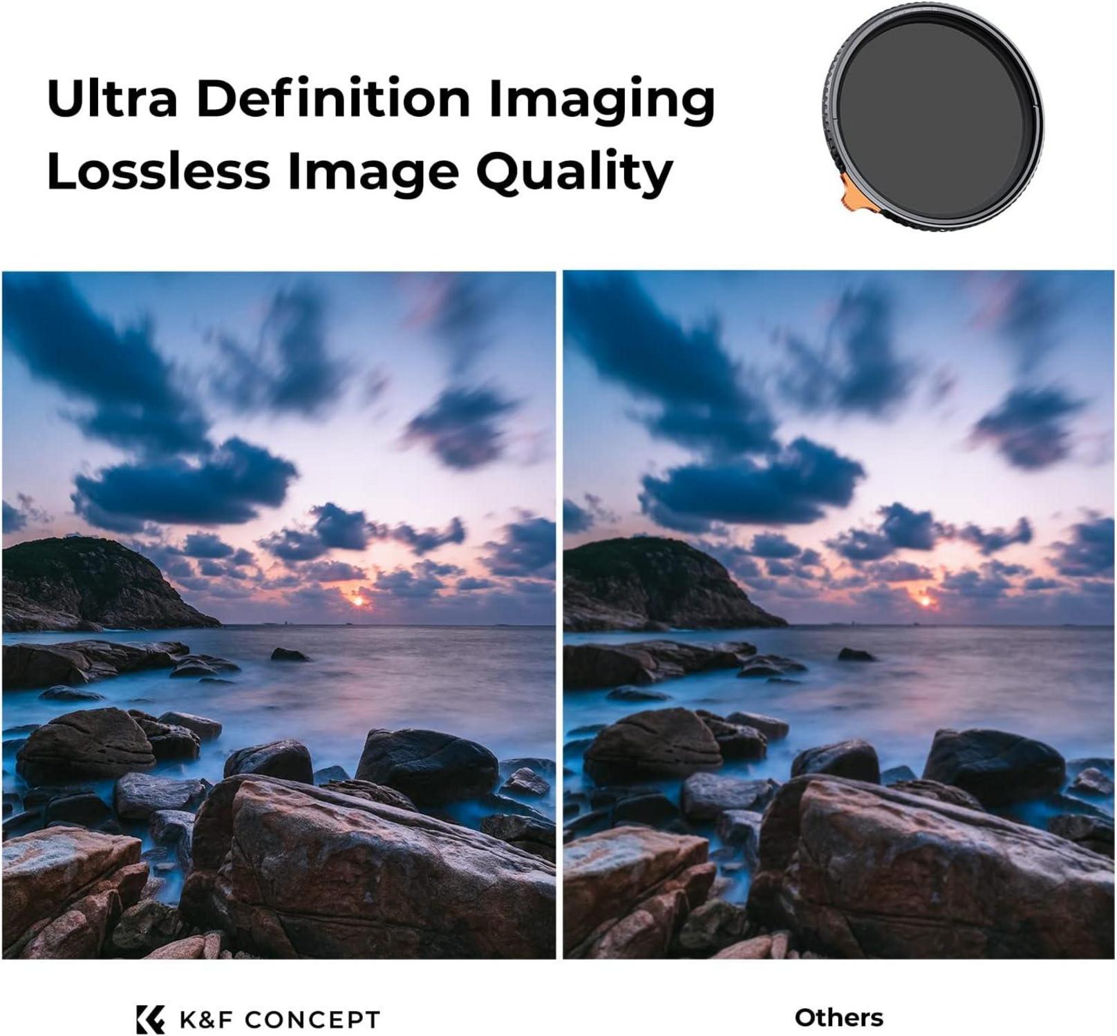 Variabler ND Filter 67mm Nano-X True Color ND2-32 Neutral Graufilter
