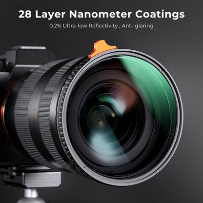 82mm Variabler ND Filter mit 1-5 Blendenstufen und Titanbeschichtung