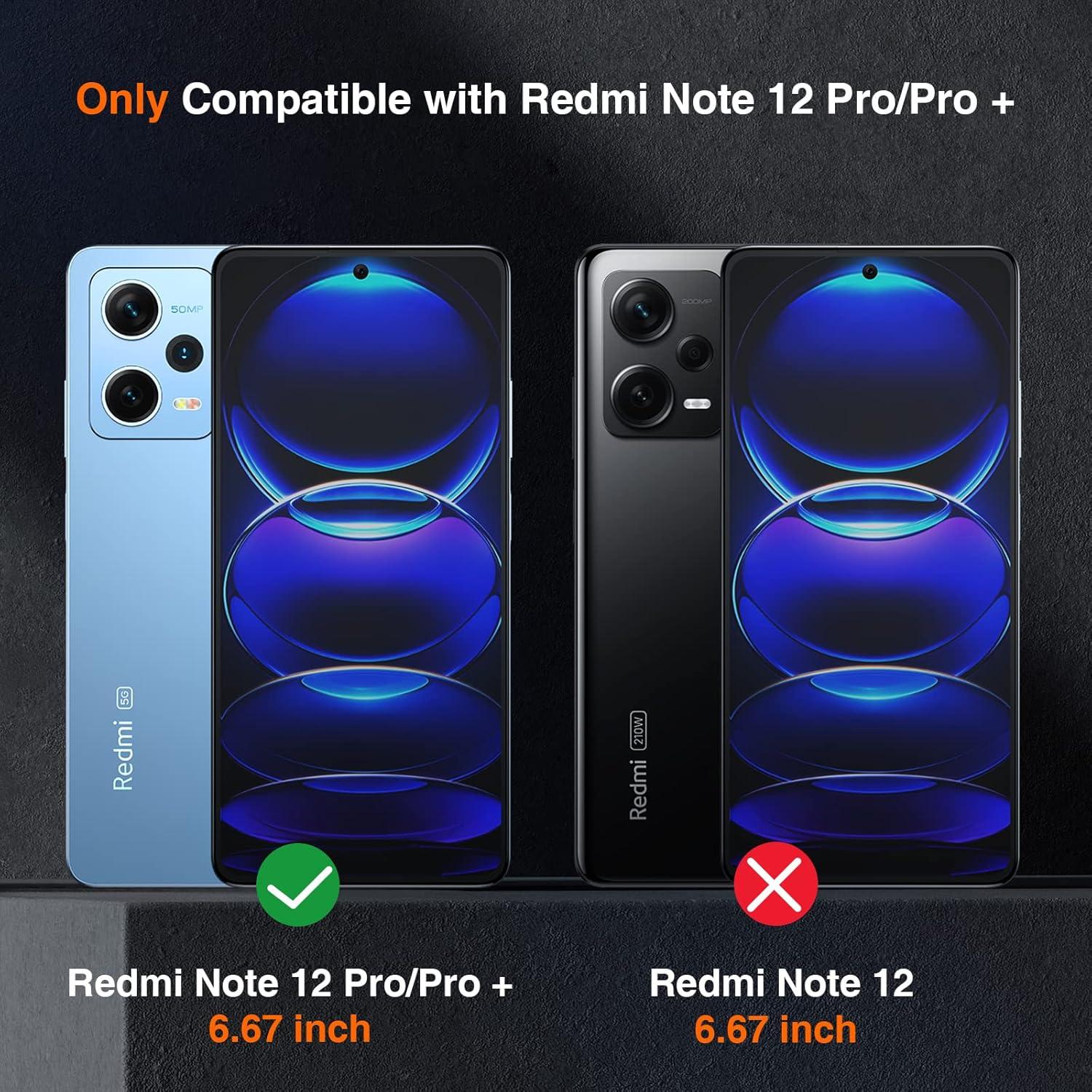 Panzer Schutzglas Redmi Note 12 Pro/12 Pro+ 9H HD