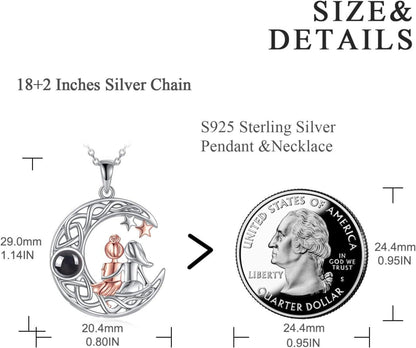 925 Sterling Silber VONALA Schwestern Kette 100 Sprachen Geschenk für Damen