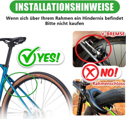 RBRL Bike Fender Set Adjustable MTB Mud Guard Universal 61-73.7 cm