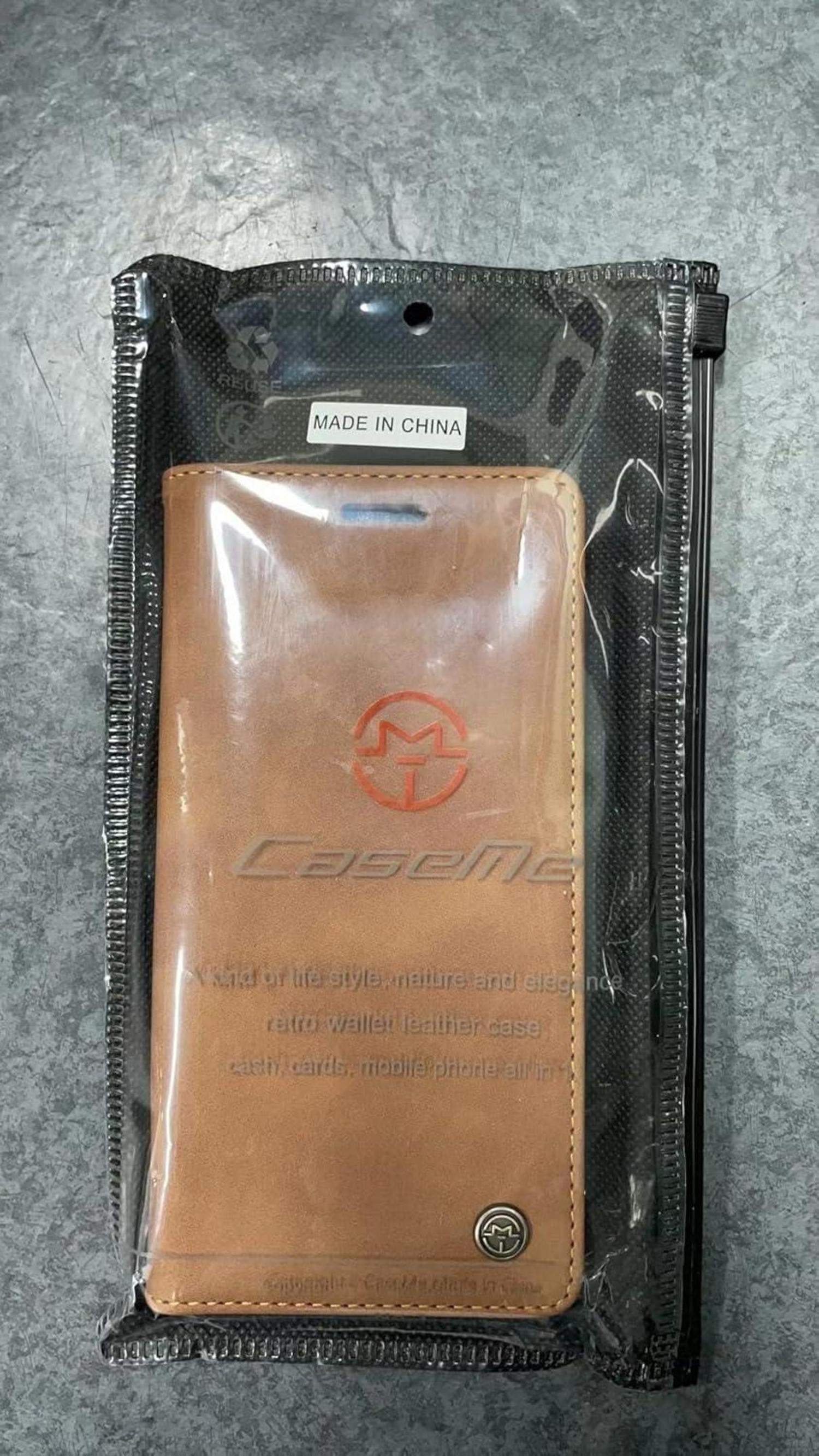 Samsung Galaxy S20 Hülle - Premium Leder Flip Case mit Standfunktion - Braun