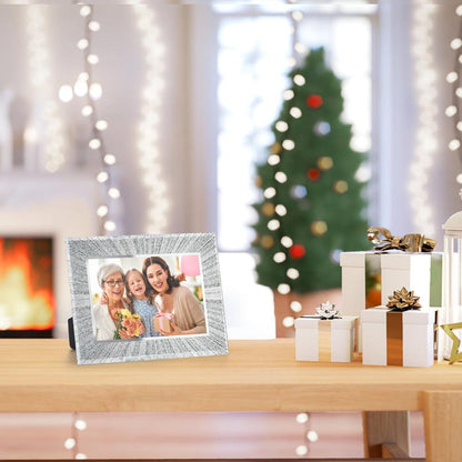 Glitzer Glas Bilderrahmen 20x25 cm - Set mit 3 Fotorahmen