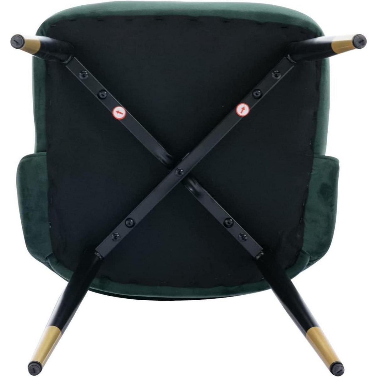 Samt Esszimmerstühle Set 4 - Modern & Komfortabel Grün