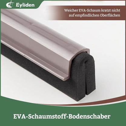 Wasserschieber Bodenabzieher 45cm Teleskopstiel für Boden Fliese Glas