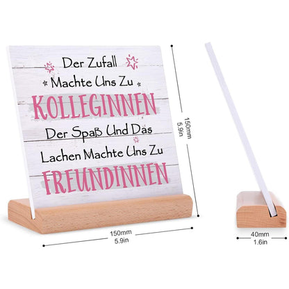 Tischdekoration Abschiedsgeschenk Kollegen Freund *Moderne