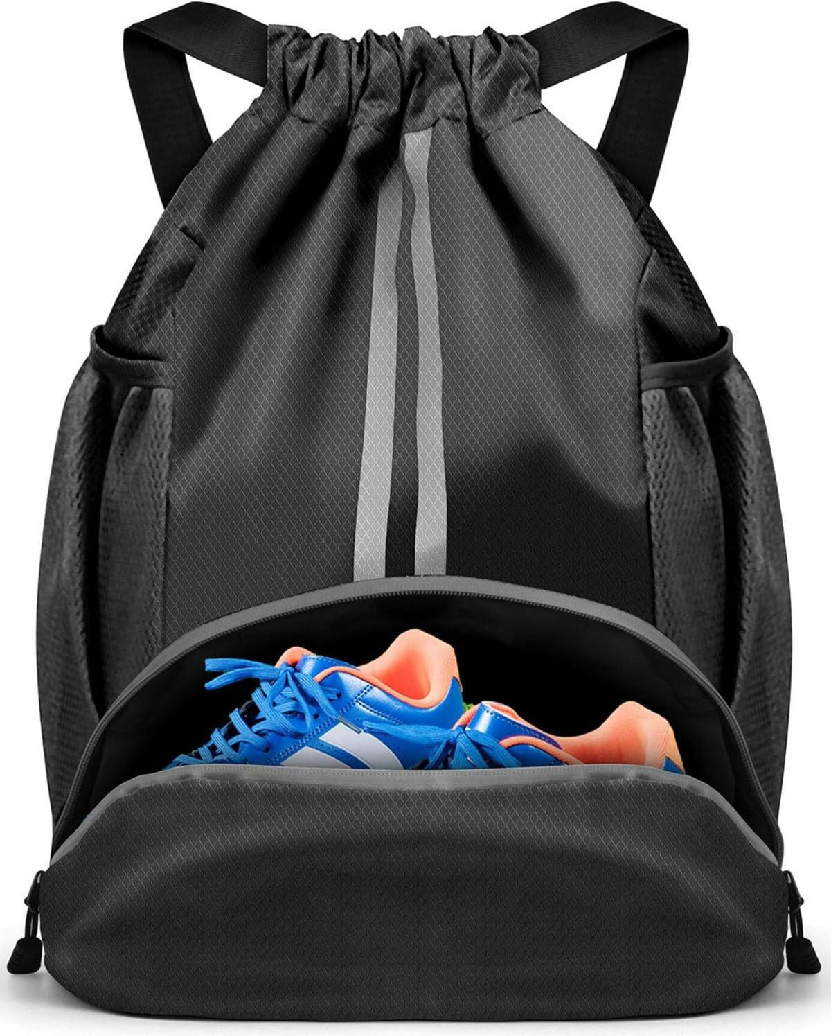 Sportliche BROTOU Fußballtasche Rucksack Kordelzug Wasserdicht