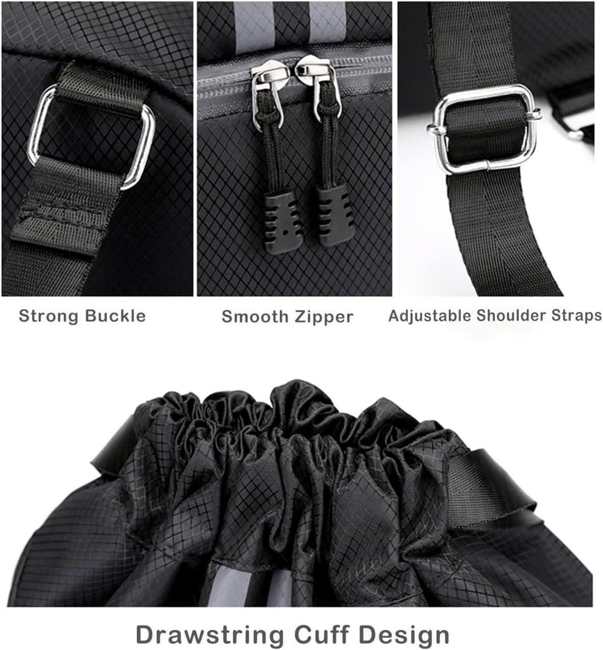 Sportliche BROTOU Fußballtasche Rucksack Kordelzug Wasserdicht