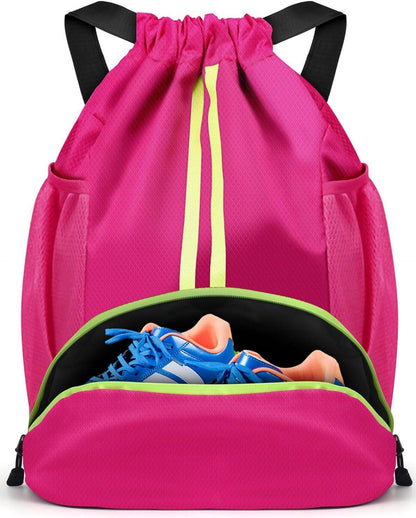 Turnbeutel Fußballtasche Rucksack Kordelzug Tunnelzug Gymsack