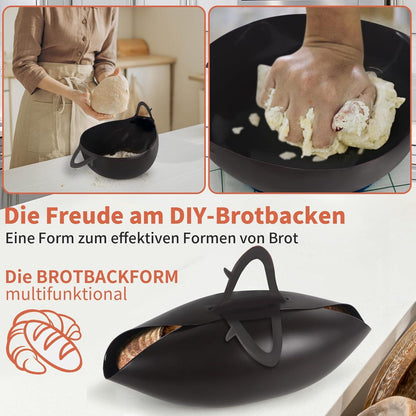 2-teilig Brotbackform Silikon Backform für Brot und Kuchen 30cm