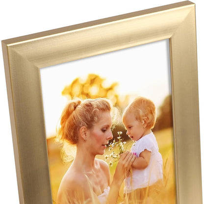 Goldene Bilderrahmen 10x15 cm 12er Set für Fotos