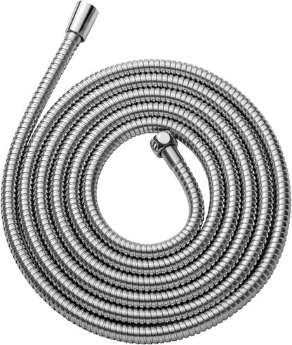 Duschschlauch Edelstahl 5m Hochdruck Knickschutz Nickel-Grau