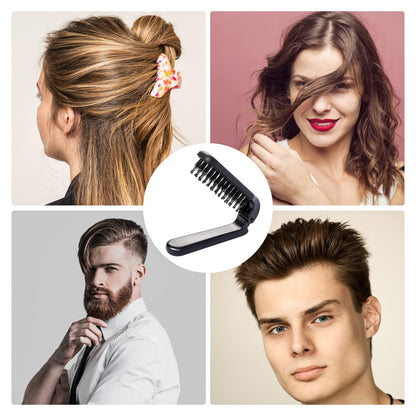 Faltbare Reise-Haarbürste Borsten-Haarkamm Taschen-Haarstyling-Werkzeug