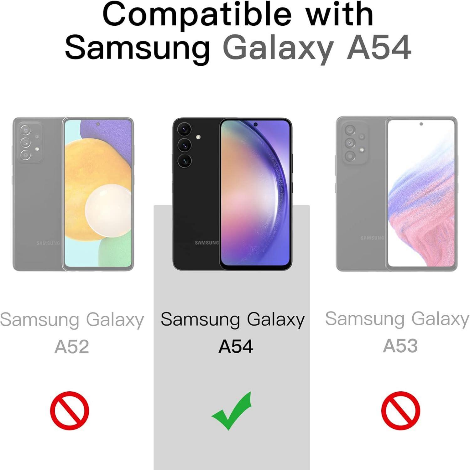 Displayschutzfolie 3er Set für Samsung Galaxy A54 5G 6,4 Zoll