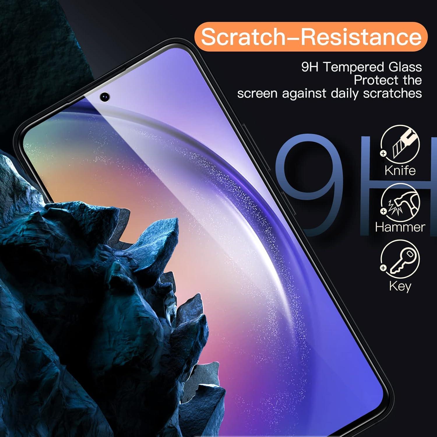 JETech Samsung Galaxy A54 5G 6,4 Zoll Schutzfolie 9H Panzerglas 3 Stück
