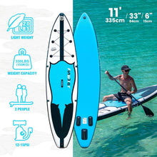 FunWater Aufblasbares Stand Up Paddle Board Surfbrett SUP