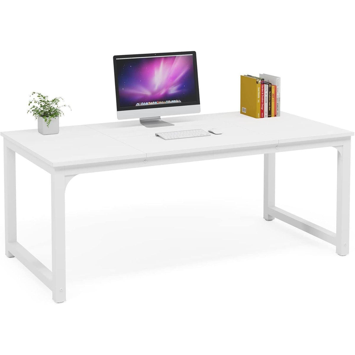 Weißer Schreibtisch 160x80cm – Modernes Home Office & Bürotisch