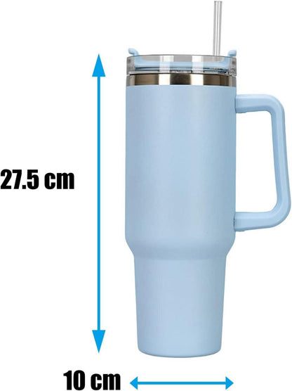 Isolierbecher 1182ml 40oz Kaffeebecher to Go Edelstahl mit Griff und