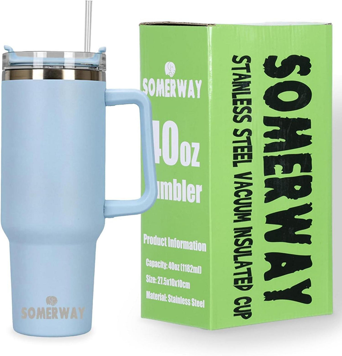 Isolierbecher Somerway 1182ml Kaffeebecher to Go, Edelstahl