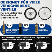 Fahrradpumpe Luftpumpe für alle Ventile - 11 Bar