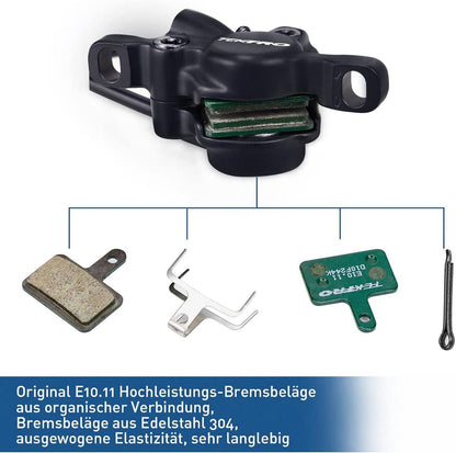 MEGHNA Hydraulische Scheibenbremse Fahrrad MTB Bremse Aluminium für Vorne und Hinten