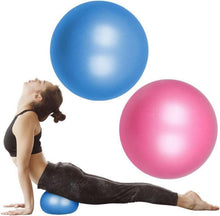 Gymnastikball 25cm Soft Yoga Anti-Burst Übungsball Blau-Rosa