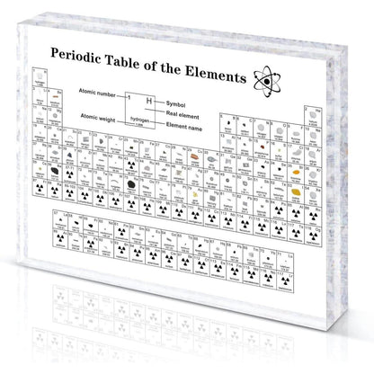 Periodensystem Mit Echten Elementen - Acryl Table Of 83