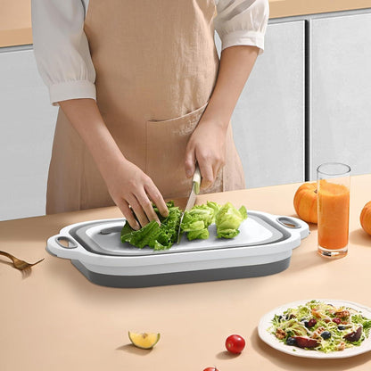 Faltbares Camping Schneidebrett 3-in-1 Multifunktion mit