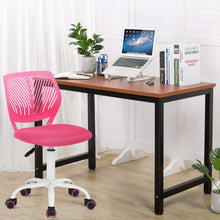 Homy Casa Rosa Schreibtischstuhl Stoff ergonomisch