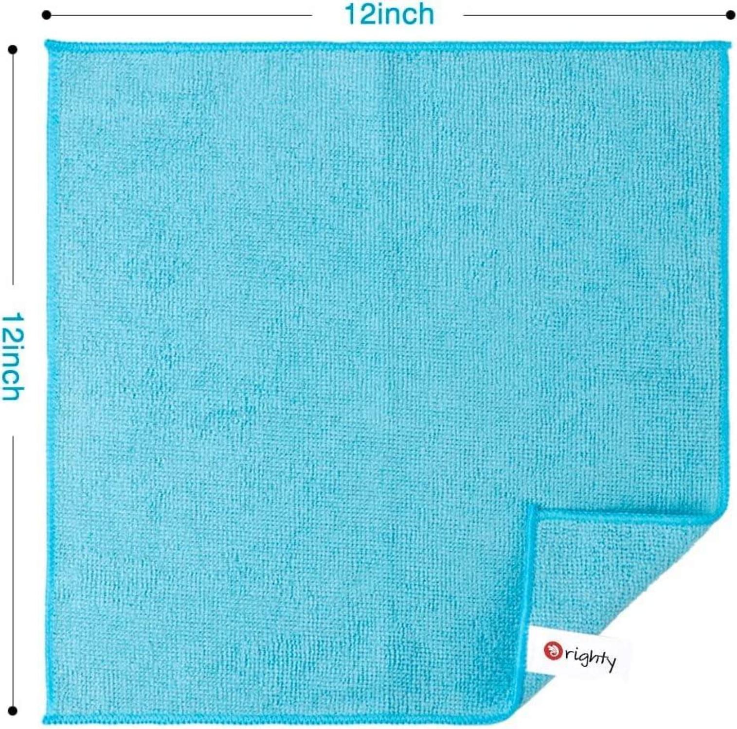 Mikrofaser-Reinigungstücher 60 Stück saugfähig fusselfrei 30,5x30,5 cm