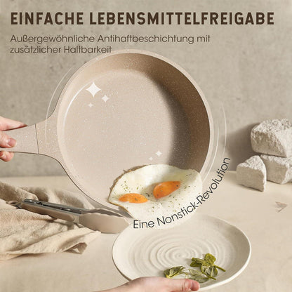 Carote 11-teiliges Pfannenset mit Antihaft-Beschichtung