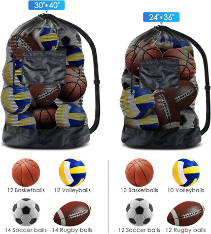 Extra Großes Ballnetz Ballsack Balltasche Fußball