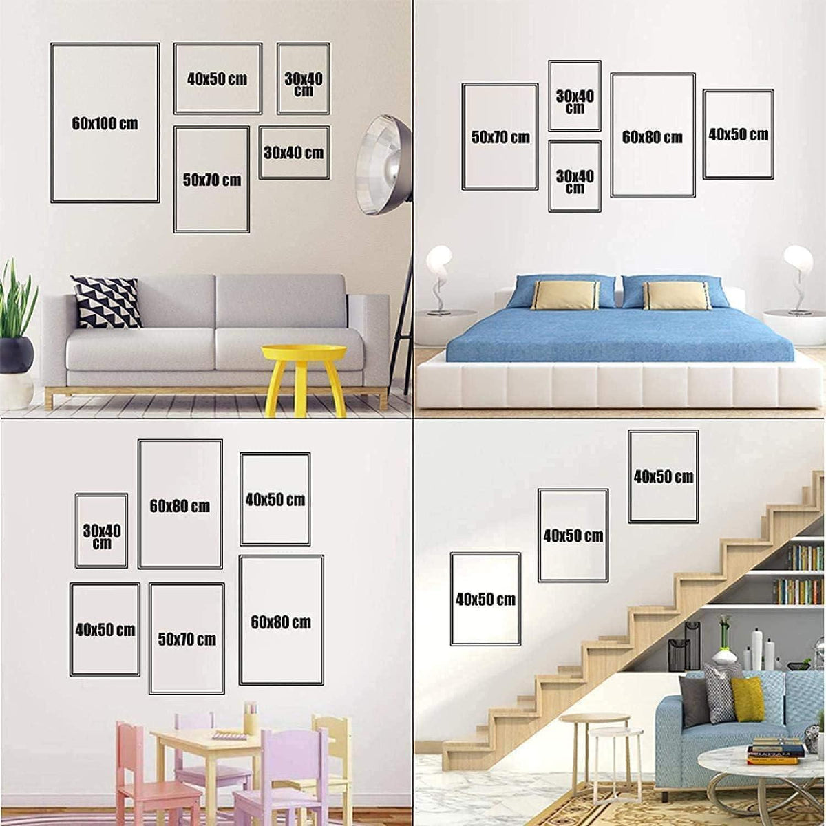 Abstrakte Wandkunst Grau Golden Marmor Textur Leinwand Bilder 3er Set